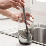 Silicone Bottle Brush — Long Handle Cup & Glass Scrubber - Image 3