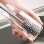 Silicone Bottle Brush — Long Handle Cup & Glass Scrubber - Image 2