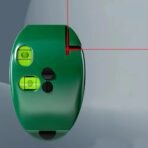 90 Degree Laser Level Infrared Cross Line Wall Levelling Tool