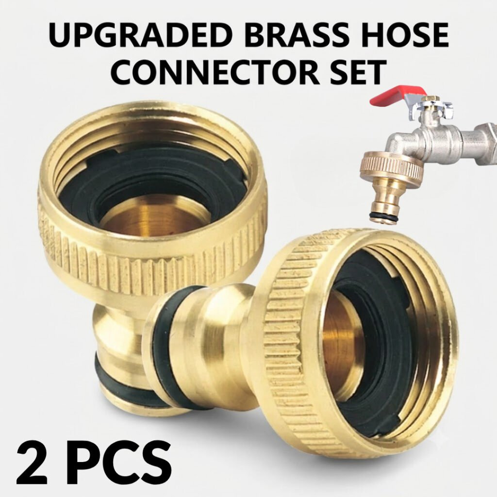 Brass Tap Connector Adaptor Universal Garden Tool Water Fit Hose