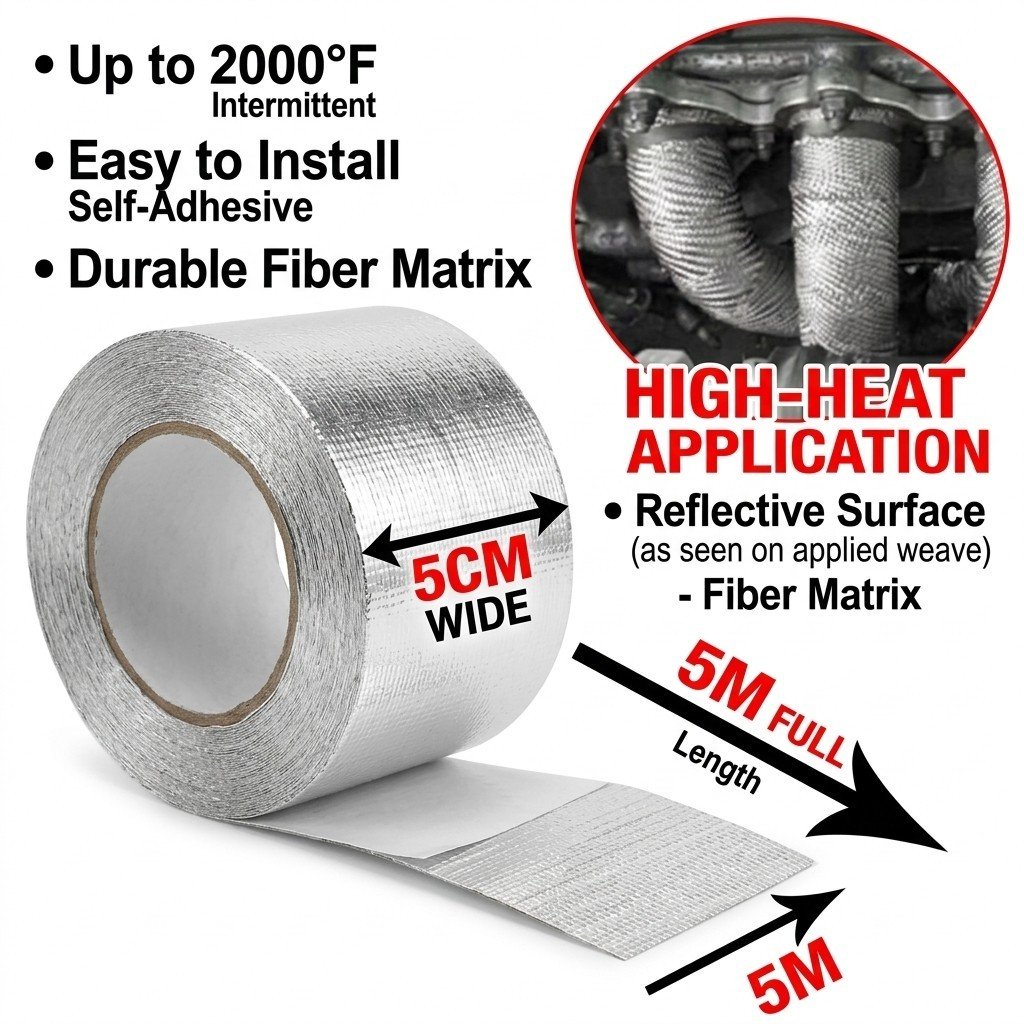 s-l1600-1007.jpg 5M*5cm Silver Exhaust Heat Wrap Manifold Downpipe High Temp Bandage
