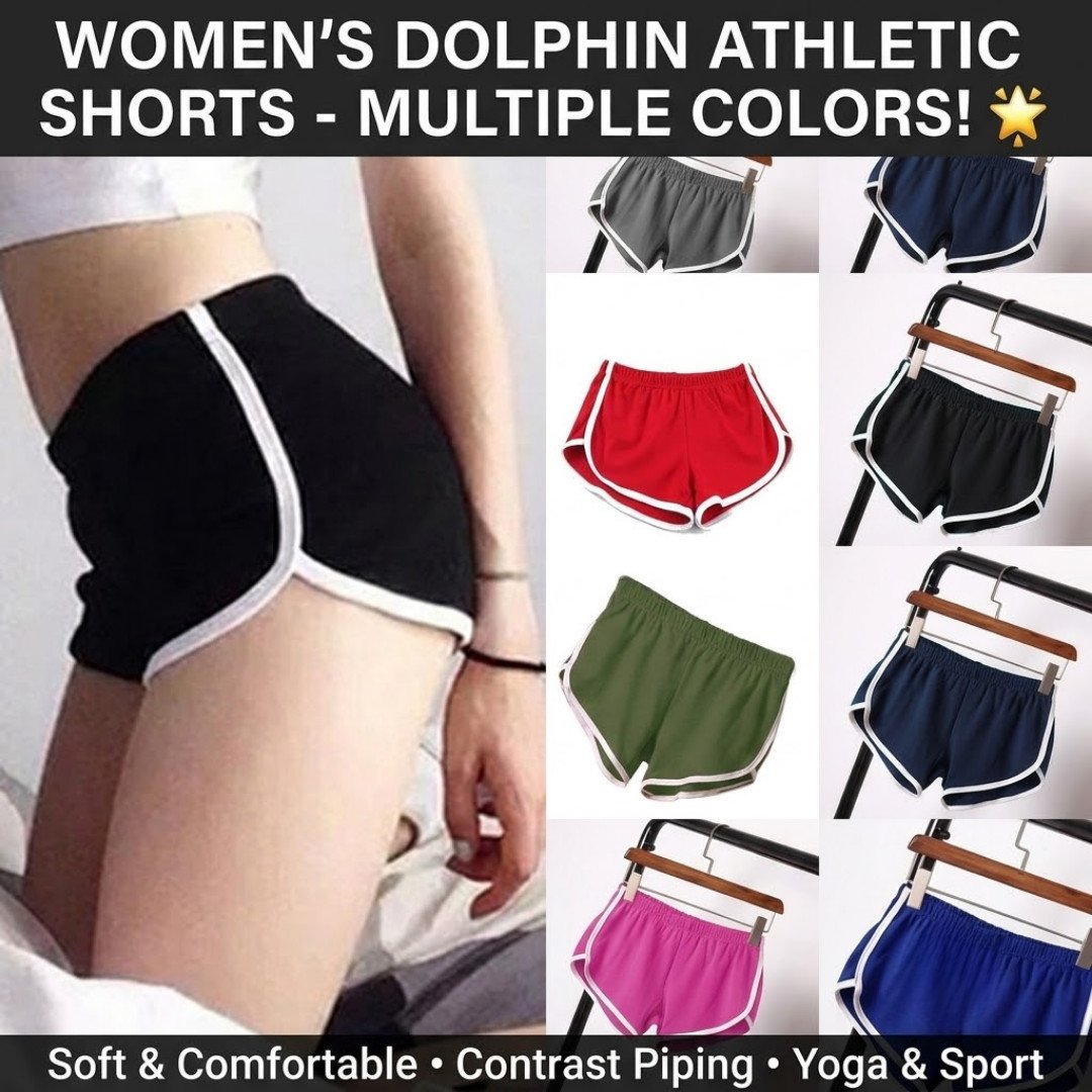 s-l1600-1009.jpg Ladies Girls Cycling Shorts Gym Beach Running Booty Trim Dolphin