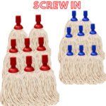 5PCS Cotton Mop Head Replacement Refill Heavy Duty Floor Cleaning
