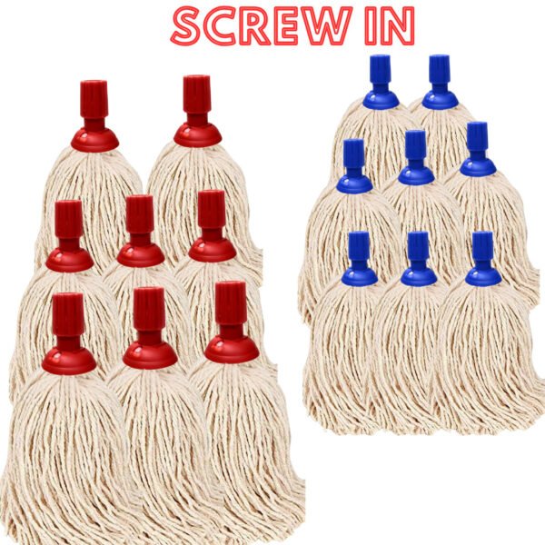 5PCS Cotton Mop Head Replacement Refill Heavy Duty Floor Cleaning
