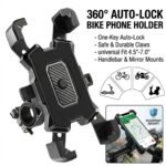 1x 360 Bicycle Motor Bike Waterproof Phone Stand Mount Holder For