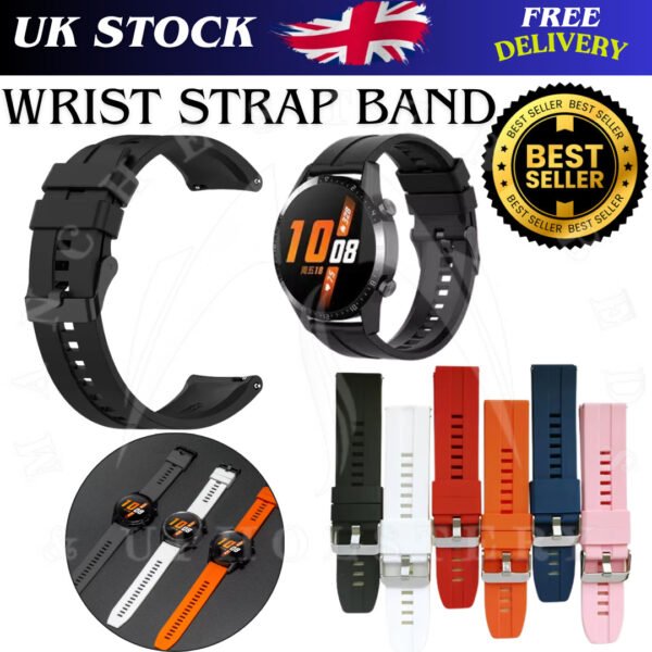 For Huawei Watch GT 2 GT 3 GT 4 46MM Silicone Replacement Wrist