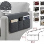2PCS Chair Arm Protector Covers Quilted Armrest Sofa Couch