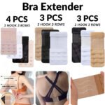 Women's Bra Extender Bra Extension Strap Soft & Comfortable 3 Hook