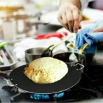 Non Stick Mega Tawa Pan Concave Flat Roti Chapati Crepe Plates Dual