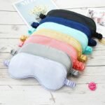 Luxury Pure Organic Satin Silk Eye Mask Soft Relax Travel Sleep