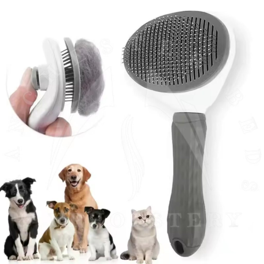 Hair Remover Pet Brush for Dog Cat Grooming Tool Self Cleaning