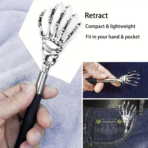 Extendable Telescopic Back Scratcher — Stainless Steel - Image 4