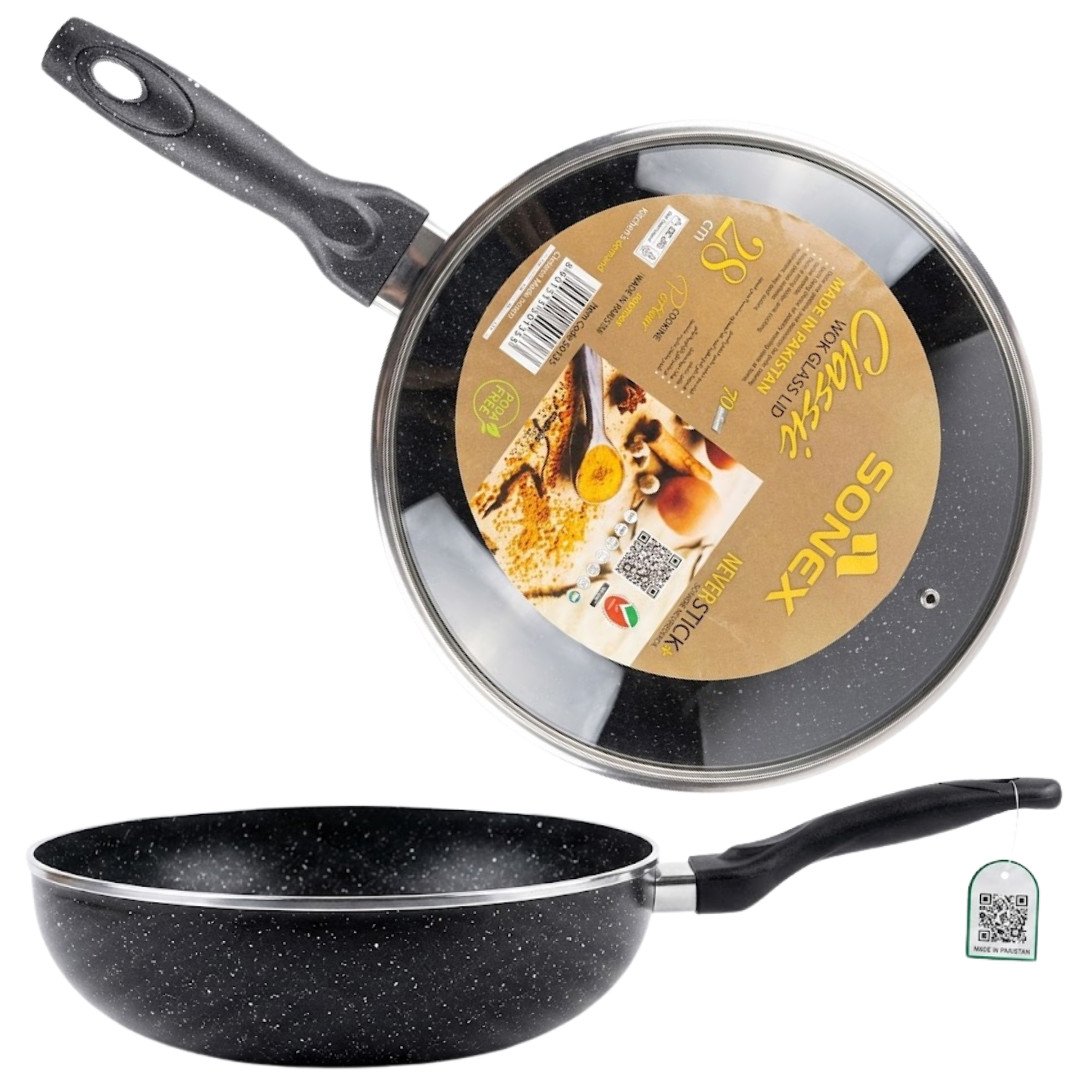 s-l1600-1101.jpg Non-Stick Frying Pan with Lid Aluminium Black Induction Safe Deep