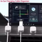 Magnetic Cable Clips Holder Adhesive Wire Organiser Desk USB