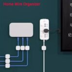 Magnetic Cable Clips Holder Adhesive Wire Organiser Desk USB