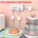 Magnetic Cable Clips Holder Adhesive Wire Organiser Desk USB