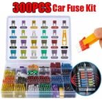 Car Fuses 120pc Blade Fuse Kit 5A-30A Assorted Box Automotive Van