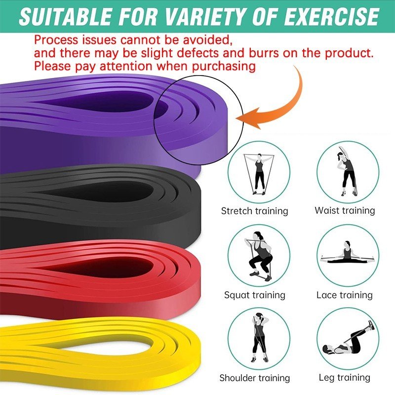 Heavy Duty Pull Up Resistance Bands Assisted Exercise Gym Fitness