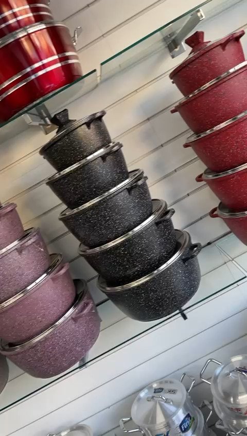 5PC Die Cast Non Stick Stockpot Cooking Pan Pot Set Cookware