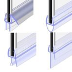 Shower Screen Door Seal Strip 4-6mm Glass Bath Door Seal Gap 20mm