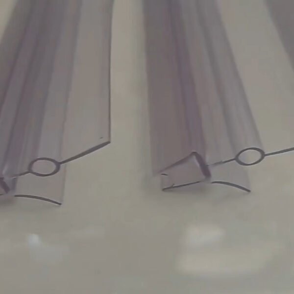 Shower Screen Door Seal Strip 4-6mm Glass Bath Door Seal Gap 20mm