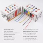 Flexible Silicone Wire 22AWG Stranded Tinned Copper Cable 5 Colours