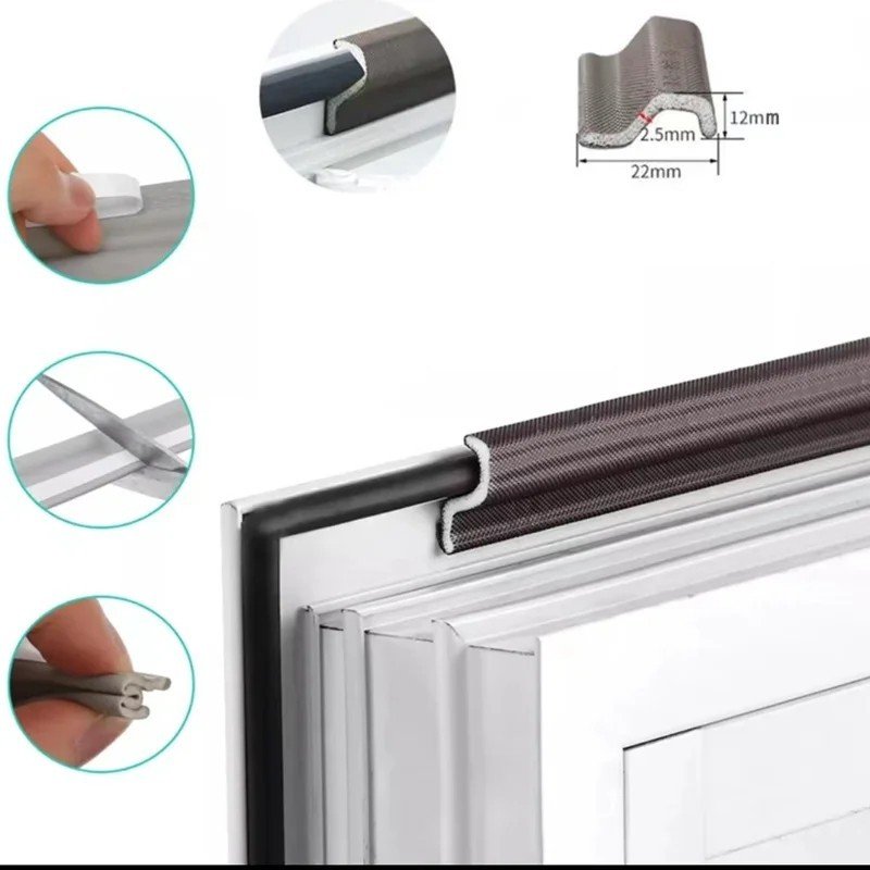 Foam Weather Strip Draught Excluder Seal Tape Insulation for Window