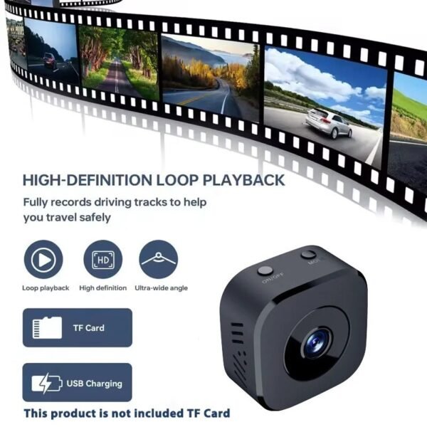 4K Mini WiFi Security Camera Night Vision Full Colour Wireless