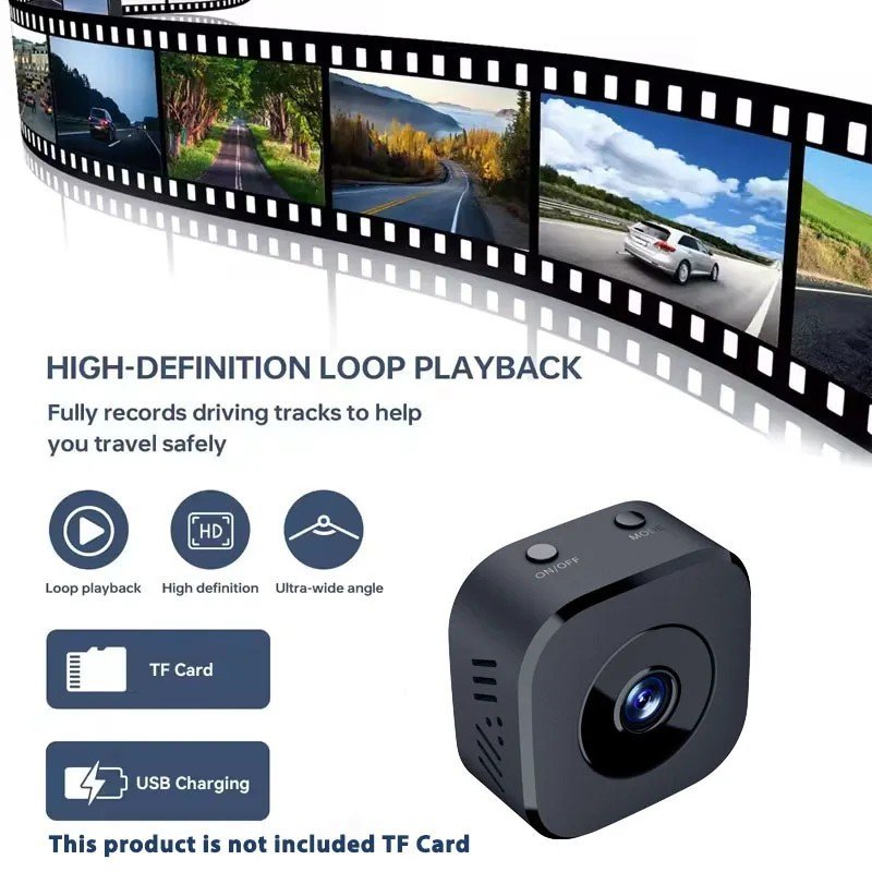 4K Mini WiFi Security Camera Night Vision Full Colour Wireless