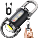 Mini Keychain LED Torch — USB Rechargeable COB