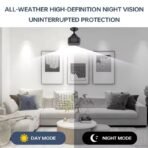 4K Mini WiFi Security Camera Night Vision Full Colour Wireless