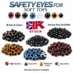Safety Eyes Buttons for Soft Toys Teddy Bear Making Animal Dolls