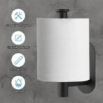 Stainless Steel Toilet & Kitchen Roll Paper Holder Self Adhesive