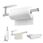Stainless Steel Toilet & Kitchen Roll Paper Holder Self Adhesive