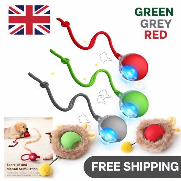 Automatic Rolling Ball Smart Pet Toy Electric Self-Moving Kitten