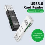 SD Card Reader 2 In 1 USB 3.0 Micro SD SDHC SDXC MMC TF for PC