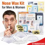 Nose Waxing Kit Wax Ear Hair Removal Painless & Easy Nasal Mens