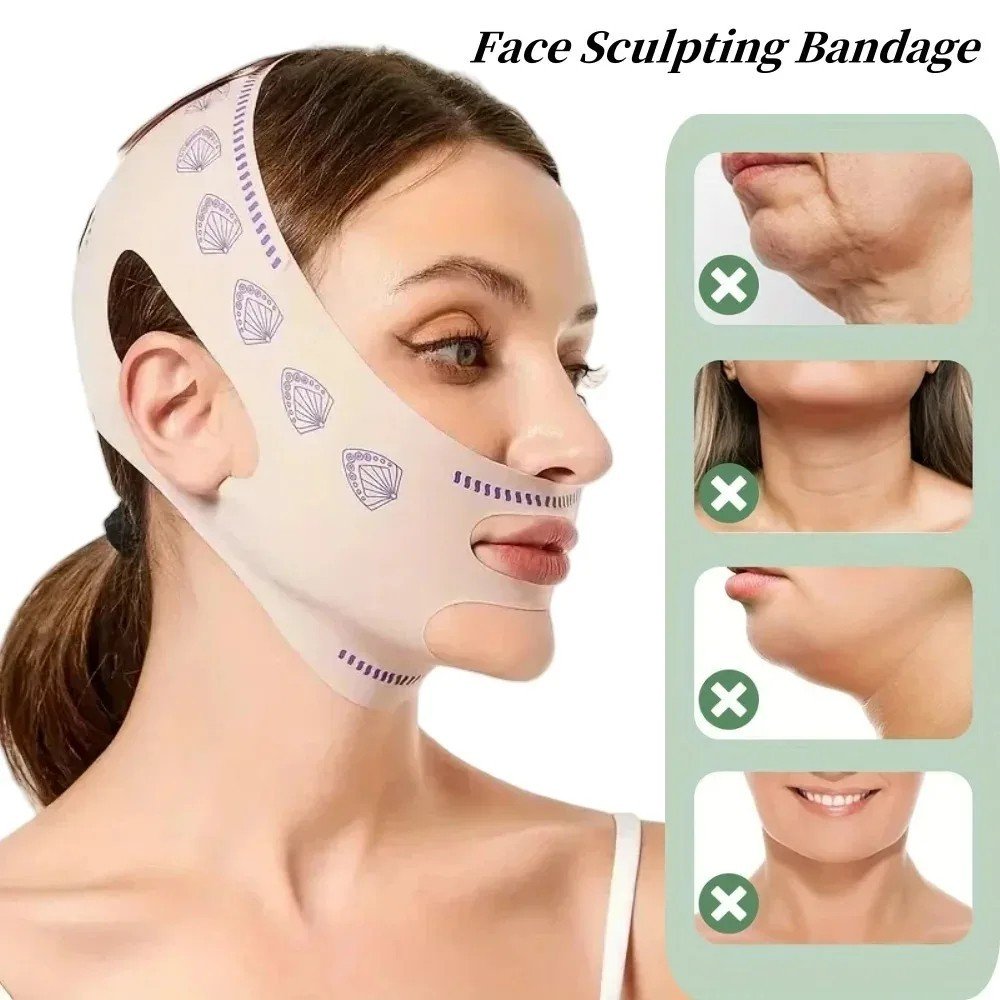 Face V-Line Slim Chin Cheek Lift Up Slimming Mask Anti Ageing Belt