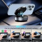 Magnetic Phone Vacuum Holder for iPhone Android Car Smartphone