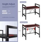 Expandable Microwave Shelf Organiser, Adjustable Kitchen Counter Rack