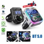 Car Charger Bluetooth 5.0 Wireless FM Transmitter MP3 Player USB PD
