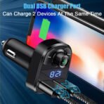Car Charger Bluetooth 5.0 Wireless FM Transmitter MP3 Player USB PD