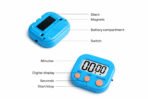 Digital Kitchen Timer Mini Magnetic Countdown LCD 99 Min Alarm Loud