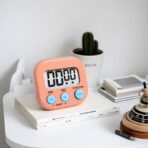 Digital Kitchen Timer Mini Magnetic Countdown LCD 99 Min Alarm Loud