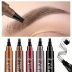 Microblading Tattoo Eyebrow 3D Liquid Ink Pen Waterproof 4 Fork