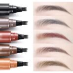 Microblading Tattoo Eyebrow 3D Liquid Ink Pen Waterproof 4 Fork