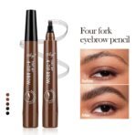 Microblading Tattoo Eyebrow 3D Liquid Ink Pen Waterproof 4 Fork