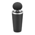 All Black Touch Bin Kitchen Rubbish Bin Dustbin Home Plastic