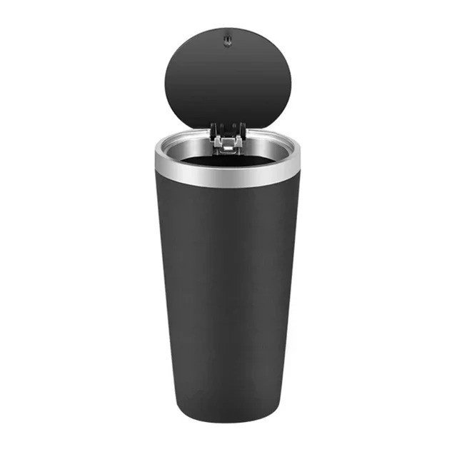 All Black Touch Bin Kitchen Rubbish Bin Dustbin Home Plastic