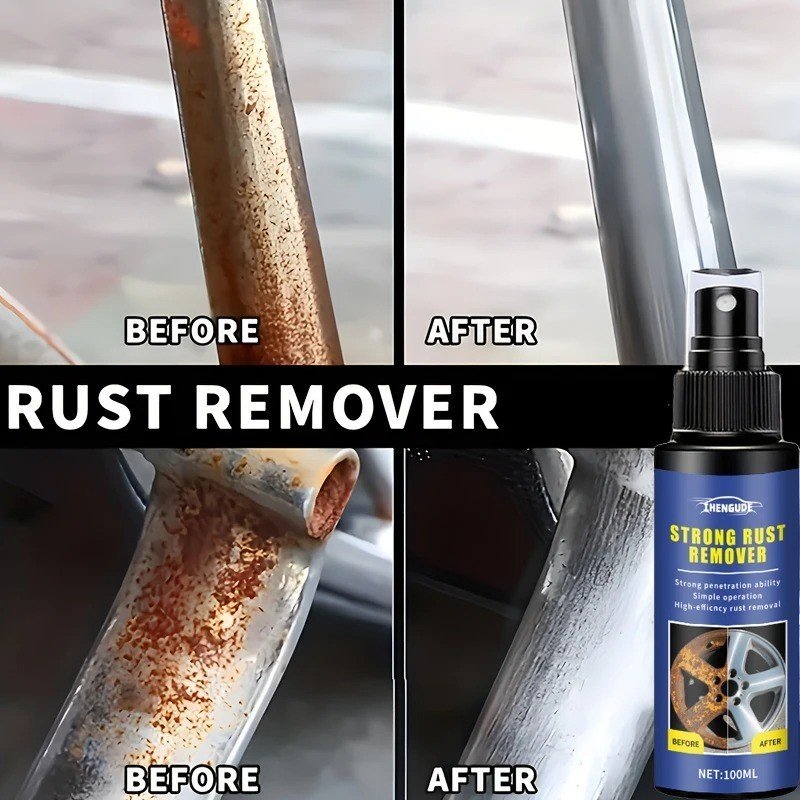 Car Rust Removal Spray Multipurpose Remover Rust Inhibitor